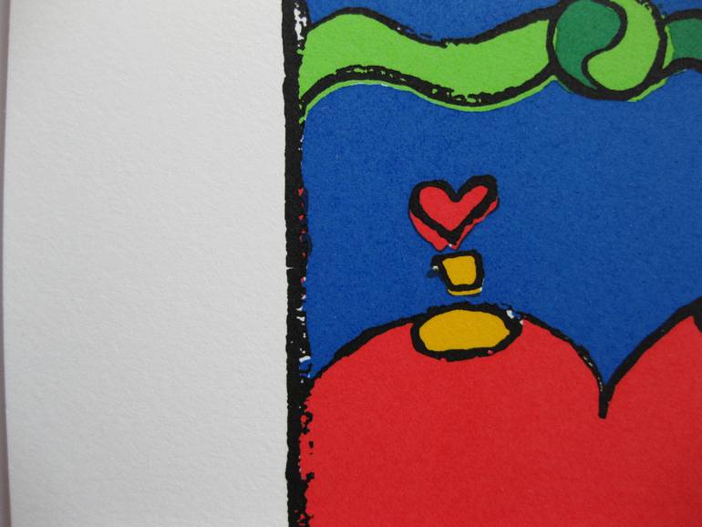 Original Figurative Love Printmaking by Martina Rall