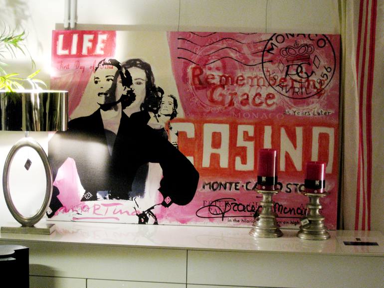 Original Pop Art Pop Culture/Celebrity Collage by Martina Rall