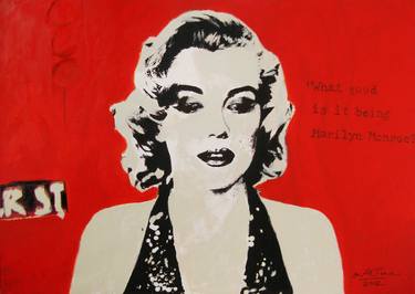 Original Pop Art Pop Culture/Celebrity Paintings by Martina Rall