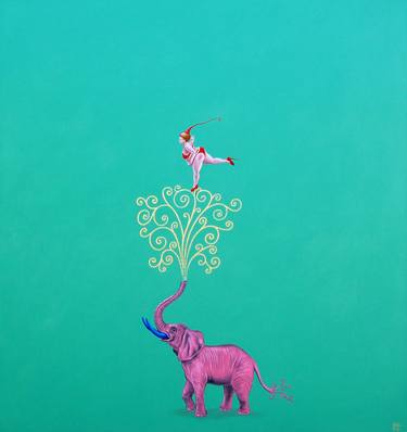Original Pop Art Animal Paintings by Giampietro Costa