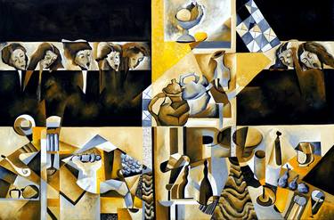 Original Cubism Celebrity Paintings by VLAD GEANINA IUSTINA