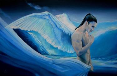 Original Modern Fantasy Painting by Evelina Miskunaite