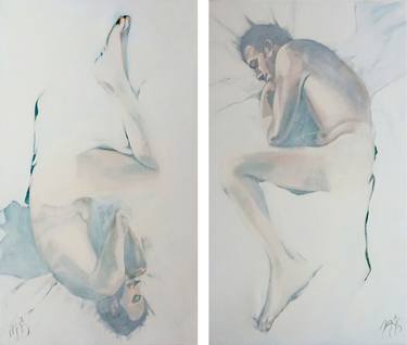 Original Figurative Nude Paintings by Marit Otto
