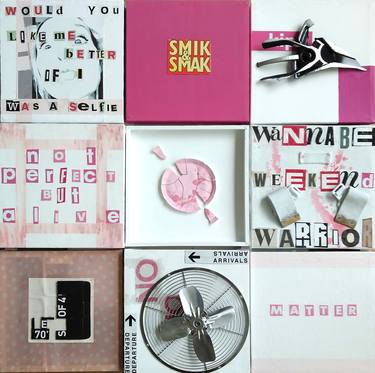 Original Pop Art Typography Collage by Marit Otto