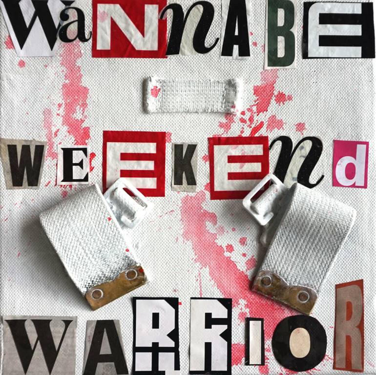 Original Pop Art Typography Collage by Marit Otto