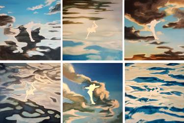 Print of Seascape Paintings by Marit Otto
