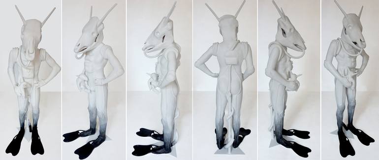 Original Conceptual Animal Sculpture by Marit Otto