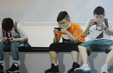 Print of Figurative People Paintings by Marit Otto