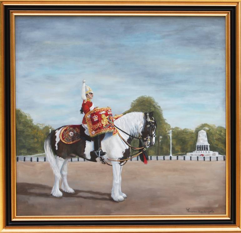 Blues And Royals Cavalry Jigsaw Puzzle by David Pyatt - Pixels