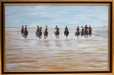 CAVALRY CHARGE.  THE MAGNIFICENT HORSES OF THE HOUSEHOLD CAVALRY! thumb