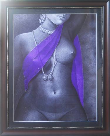 Print of Figurative Nude Paintings by brahma proddoku