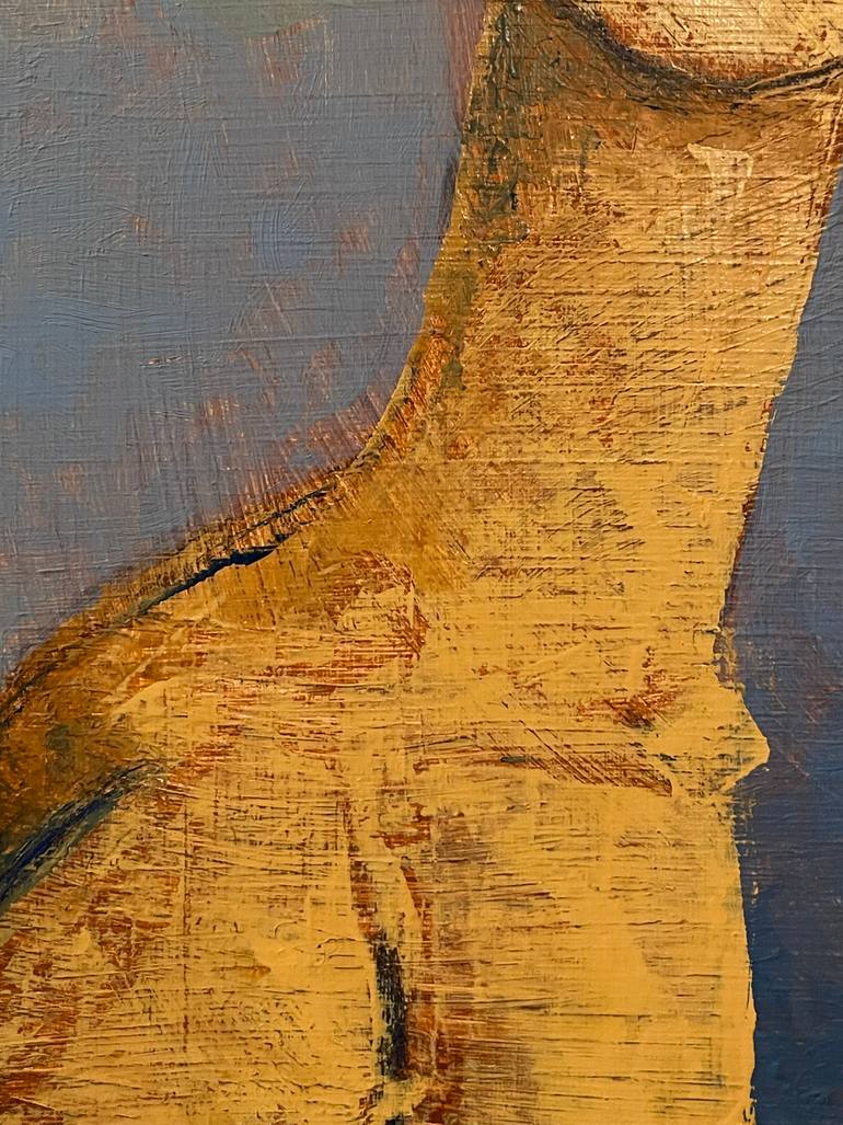 Original Cubism People Painting by Mark Mellon