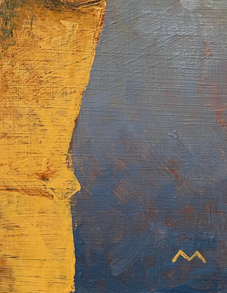 Original Cubism People Painting by Mark Mellon