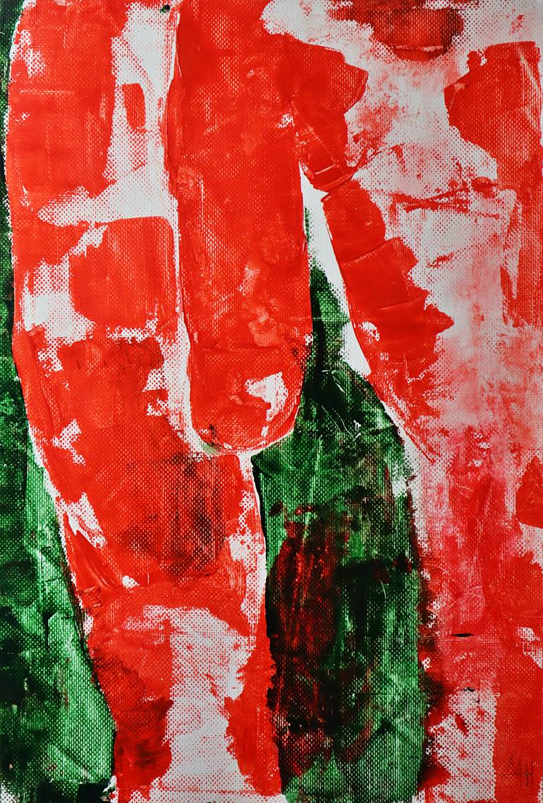 Original Expressionism Erotic Painting by Dzhachkov Dzhachkov