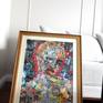framed collage portrait