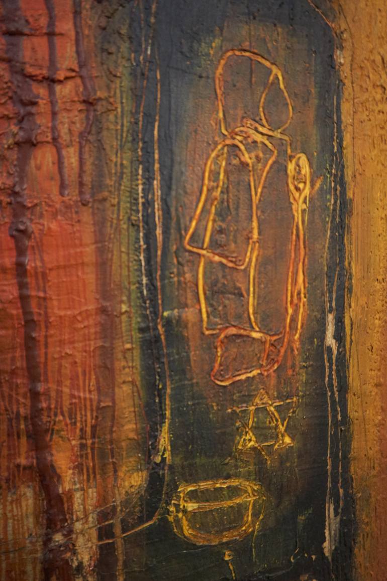 Original Abstract Painting by Ismael Lena
