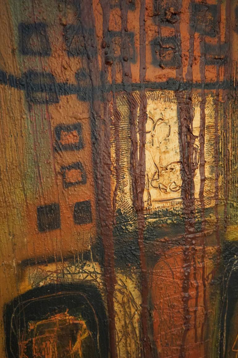 Original Abstract Painting by Ismael Lena