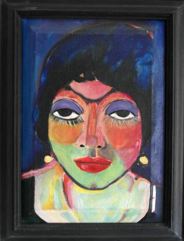 Original Expressionism Women Paintings by Stuart Pound