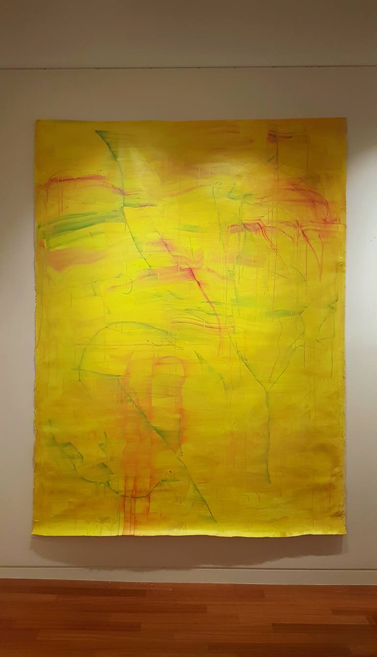 Original Abstract Expressionism Abstract Painting by Yoon Joo