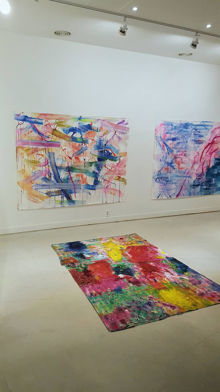 Original Abstract Expressionism Abstract Painting by Yoon Joo