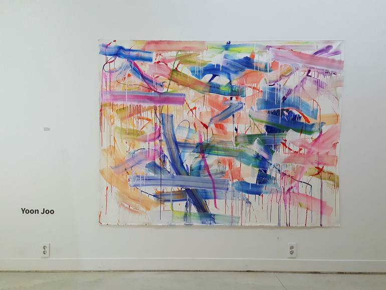 Original Abstract Expressionism Abstract Painting by Yoon Joo