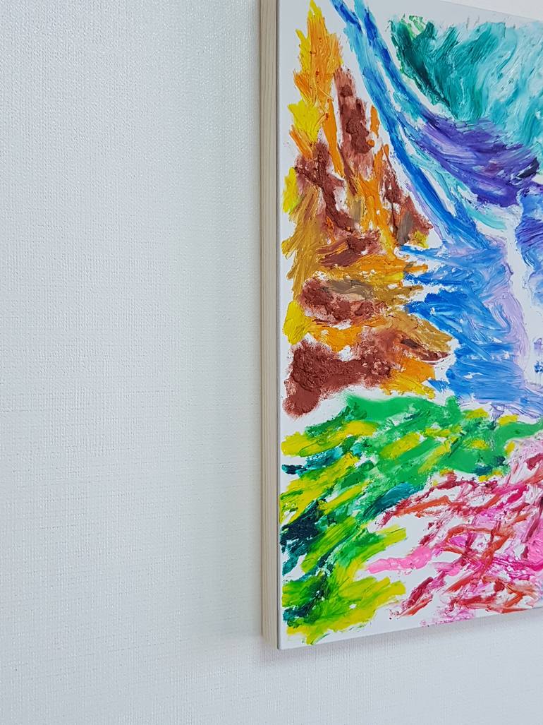 Original Abstract Expressionism Abstract Painting by Yoon Joo