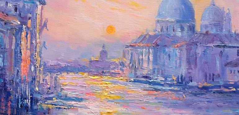 Original Impressionism Cities Painting by Behshad Arjomandi