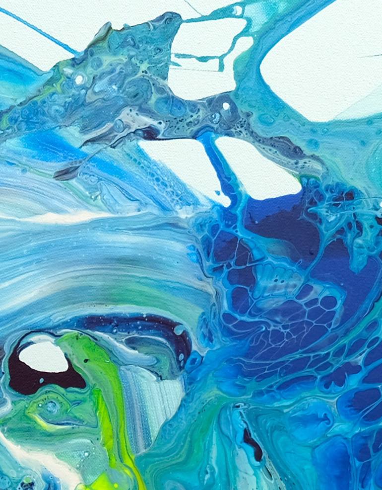 Original Abstract Expressionism Abstract Painting by Behshad Arjomandi