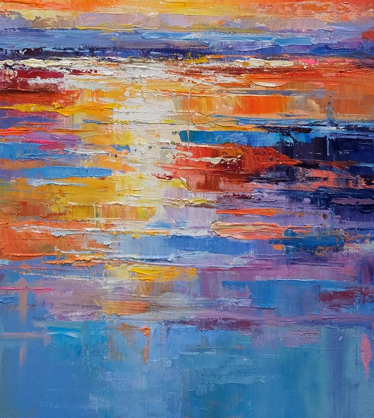 Original Expressionism Seascape Painting by Behshad Arjomandi