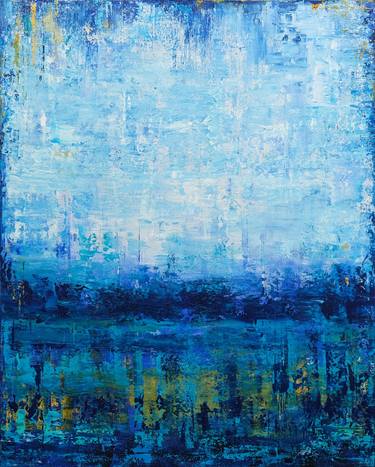 Original Minimalism Abstract Painting by Behshad Arjomandi