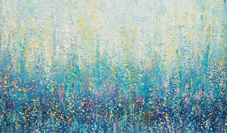 Original Minimalism Abstract Painting by Behshad Arjomandi
