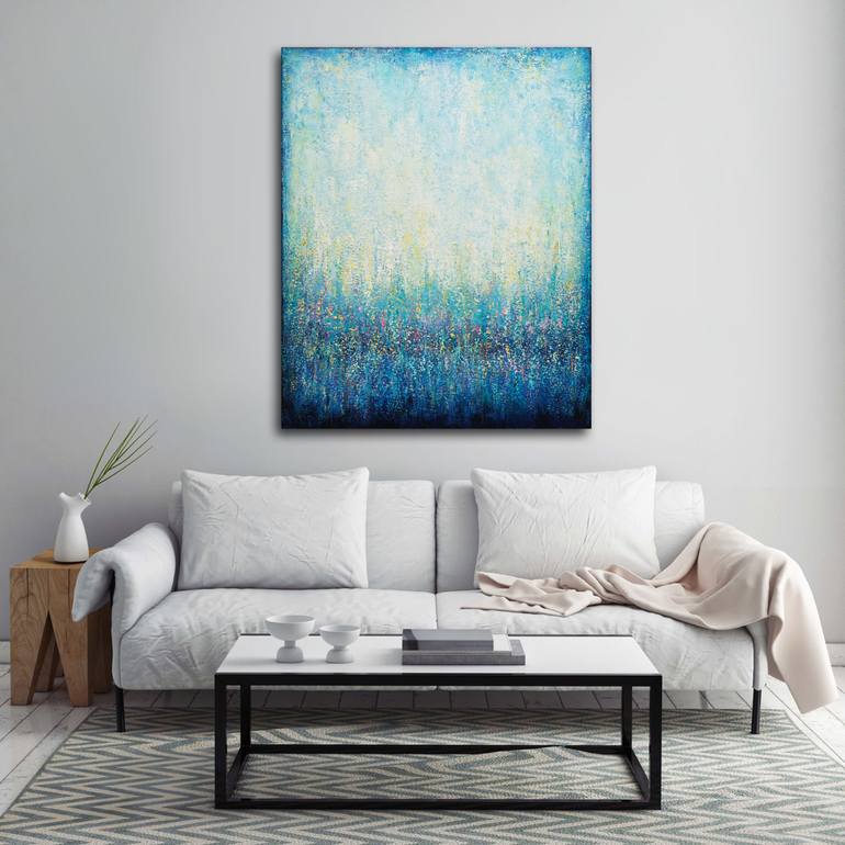 Original Minimalism Abstract Painting by Behshad Arjomandi