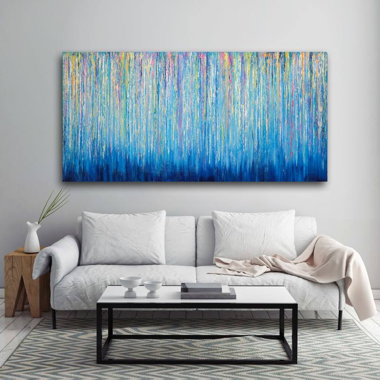 Original Impressionism Abstract Painting by Behshad Arjomandi