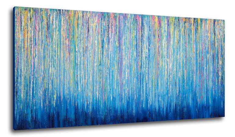 Original Impressionism Abstract Painting by Behshad Arjomandi