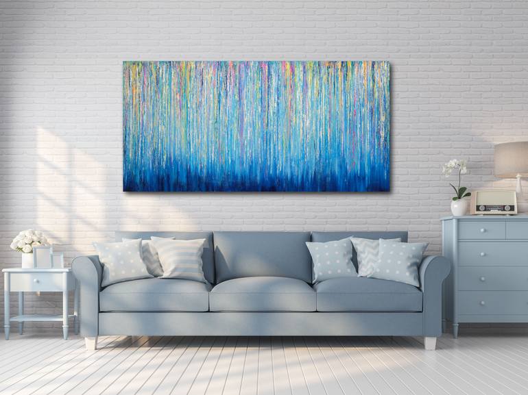 Original Impressionism Abstract Painting by Behshad Arjomandi