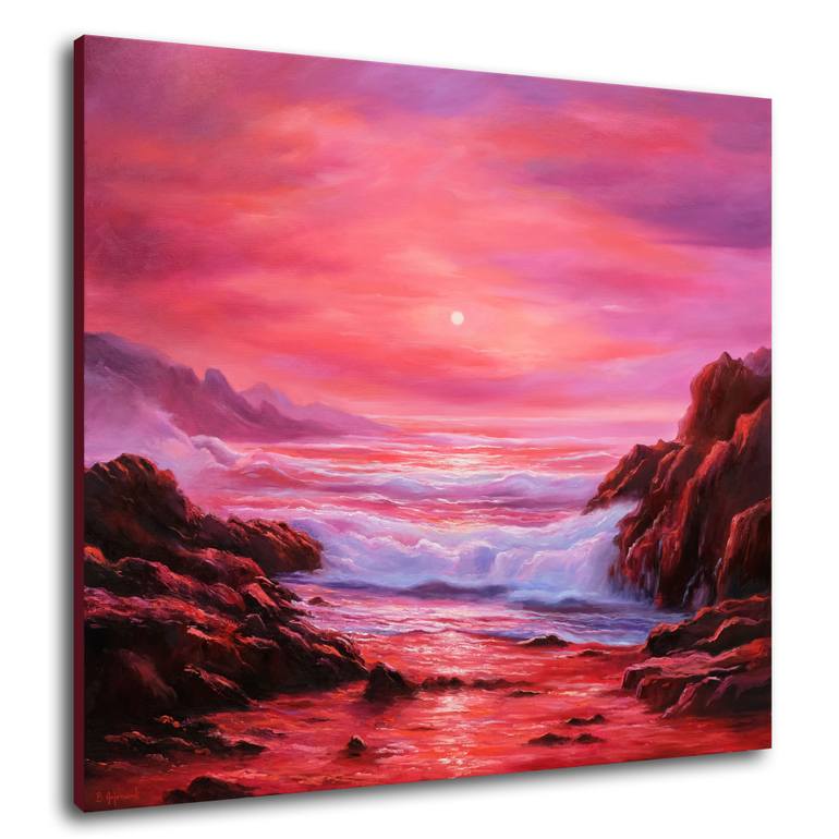 Original Photorealism Landscape Painting by Behshad Arjomandi