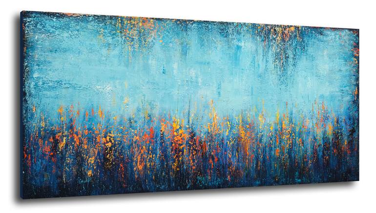 Original Impressionism Abstract Painting by Behshad Arjomandi