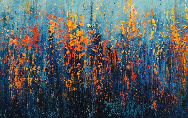 Original Impressionism Abstract Painting by Behshad Arjomandi