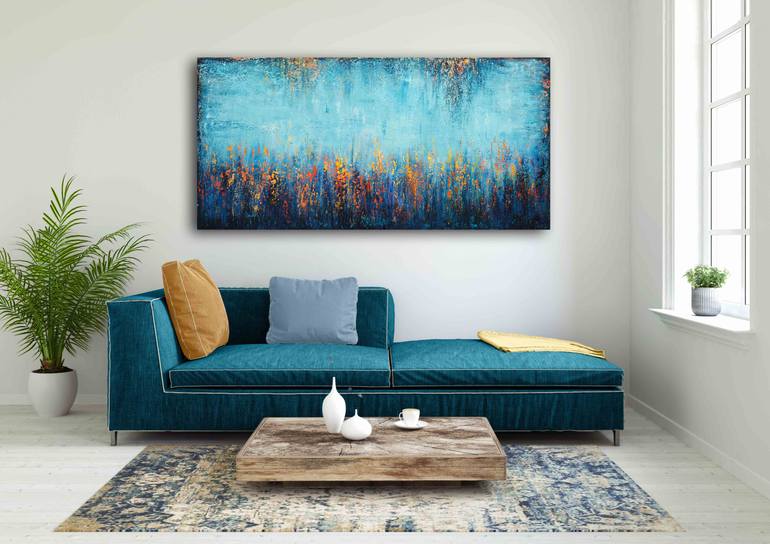 Original Impressionism Abstract Painting by Behshad Arjomandi