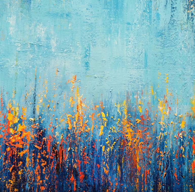 Original Impressionism Abstract Painting by Behshad Arjomandi