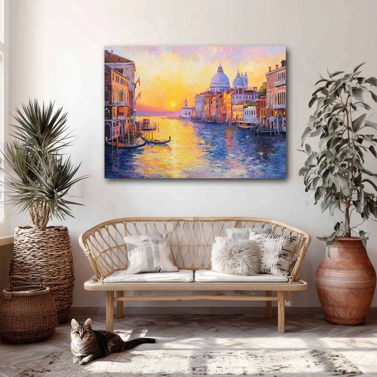 Original Photorealism Cities Painting by Behshad Arjomandi