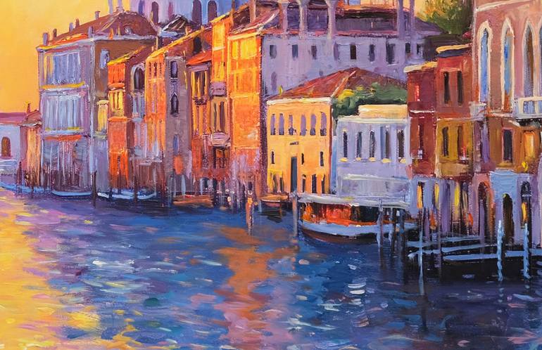 Original Photorealism Cities Painting by Behshad Arjomandi