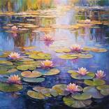 Dream of the Water Lily Pond by Behshad Arjomandi