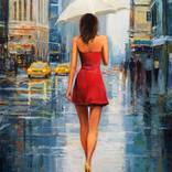 Rainy Day in New York by Behshad Arjomandi