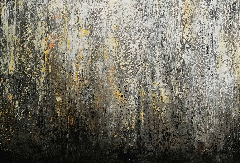 Original Abstract Expressionism Abstract Painting by Behshad Arjomandi
