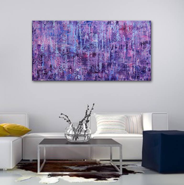 Original Abstract Expressionism Abstract Painting by Behshad Arjomandi