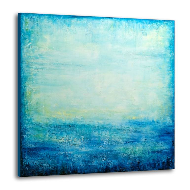Original Abstract Seascape Painting by Behshad Arjomandi