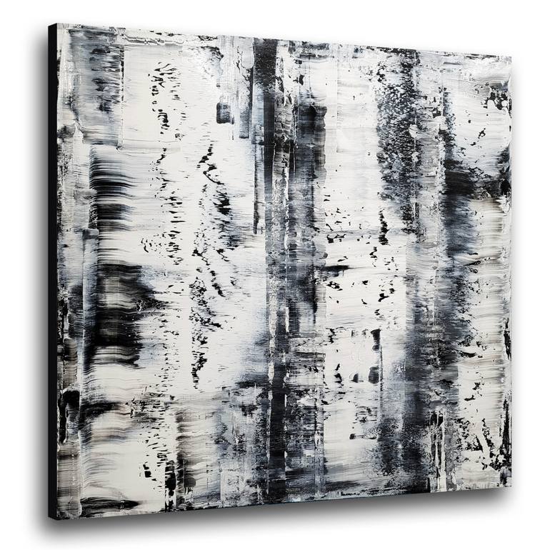 Original Abstract Expressionism Abstract Painting by Behshad Arjomandi