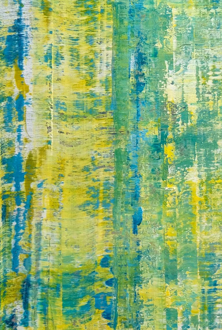 Original Abstract Expressionism Abstract Painting by Behshad Arjomandi