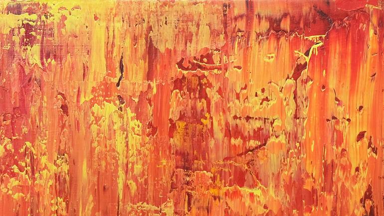 Original Abstract Expressionism Abstract Painting by Behshad Arjomandi